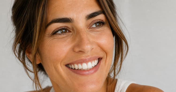 Diseño de sonrisa natural: sin blanco artificial