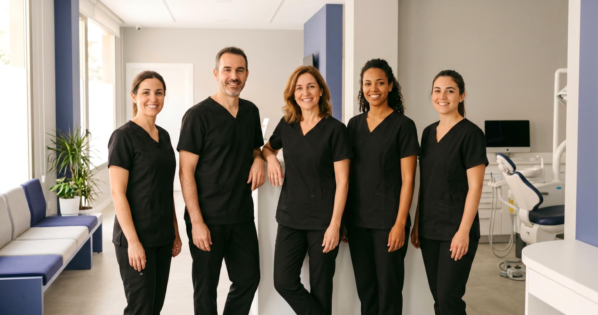 Equipo estable de Odéntitus, tu dentista de confianza en Benicalap que te sigue visita tras visita